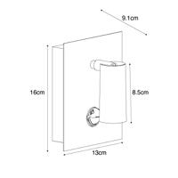 QAZQA Buiten wandlamp wit incl. LED IP54 bewegingssensor - Simon - thumbnail