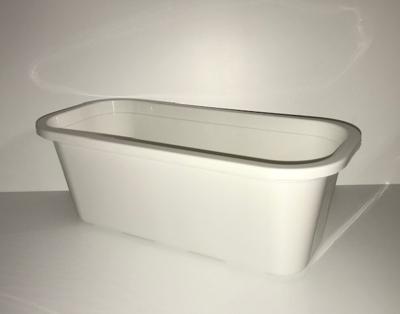 Bloembak Wit lengte 40cm (set van 2)