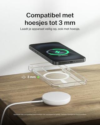 Draadloze oplader Belkin Wit