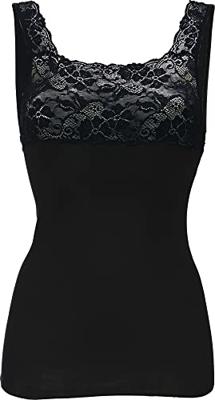 Dames hemd kant biologisch katoen - Onderhemd vrouwen - Singlet