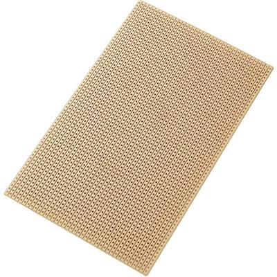 TRU COMPONENTS SU527453 Printplaat Hardpapier (l x b) 160 mm x 100 mm 35 µm Rastermaat 2.54 mm Inhoud 1 stuk(s)