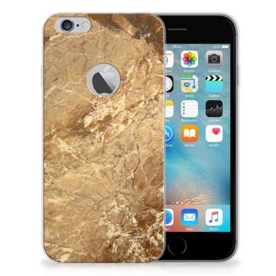 Apple iPhone 6 Plus | 6s Plus | TPU | Siliconen hoesje | Marmer Creme Apple iPhone 6 Plus | 6s Plus | TPU | Siliconen hoesje | Marmer Creme