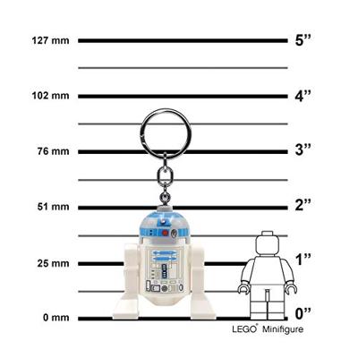LEGO Star Wars Light-Up Keychain R2D2 8 cm