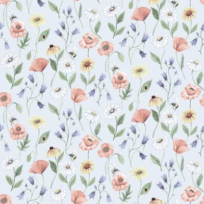 Midbec FC Rosenlycka- Flowers Blue - 43104