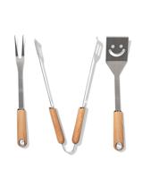 HEMA Barbecue bestekset rvs - 3 stuks - thumbnail