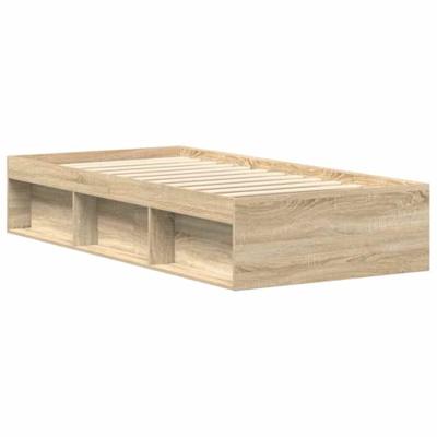 Bedframe sonoma eikenkleurig 75x190 cm