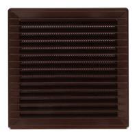 Ventilatierooster EDM 87729 Bruin 14 x 14 cm - thumbnail