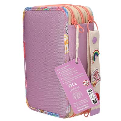 TOPModel Girl Power 3-vaks etui - paars