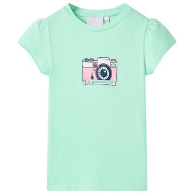 Kindershirt 92 felgroen