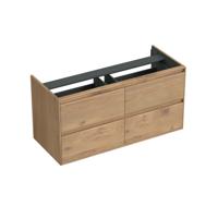 Onderkast Forzalaqua Reno 120x51x60 cm 4 Lades Softclose Eiken Oyster Forzalaqua - thumbnail
