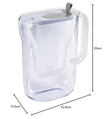 Kruik met Filter Brita Style Grijs 2,4 L