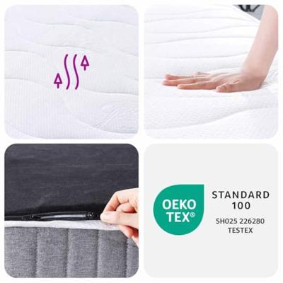 Pocketveringmatras middelhard 100x200 cm