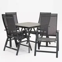 Tuinstoel Vito met Arezzo Carcassonne 90 x 90 cm - thumbnail