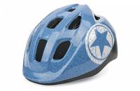 Polisport kinderhelm jeans. maat: s (52/56 cm), kleur: blauww - thumbnail