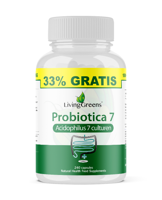 Livinggreens Probiotica 7 voordeel verpakking 240 Capsules - thumbnail
