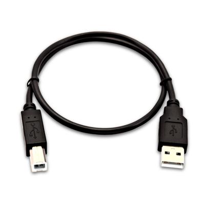 V7 USB A (mannelijk) naar USB B (mannelijk), 0,5 meter (1,6 voet) - zwart - USB-kabel (0,5 meter (1,6 voet) - zwart, 0,5 m, USB A, USB B, 1,0, 480 Mbit/s, zwart)