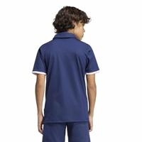 adidas Entrada 26 Polo Kids Donkerblauw Wit - thumbnail