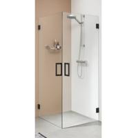 Sealskin Swingdeur &apos;I Am&apos; 100X200 cm Mat Zwart Helder + Antikalk - thumbnail