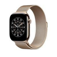 Apple Watch Band - Milanees bandje - 46 mm - Goud - M/L - thumbnail