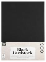Hobbykarton craftid a4 220gr zwart 10 vel - thumbnail