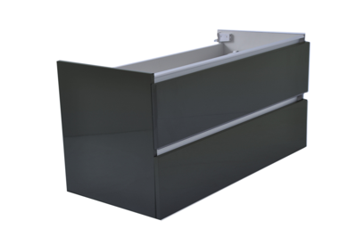 Wiesbaden Vision onderkast+2 laden 100x46 hoogglans grijs Wiesbaden Vision onderkast+2 laden 100x46 hoogglans grijs