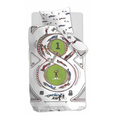 Beddinghouse Kids Race Track Multi Katoen 140x200/220 Beddinghouse Kids Race Track Multi Katoen 140x200/220