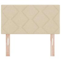 Hoofdbord met LED -striplichten met hoofdeinde Crème 80 cm Stof - thumbnail