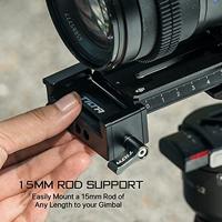 Tilta TGA-SRA 15mm Single Rod Attachment for Manfrotto Extender Plate - thumbnail