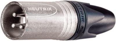 Neutrik NC3MXX XLR-connector Stekker, recht Aantal polen: 3 Zilver 1 stuk(s)