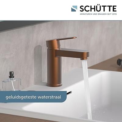 ELEPHANT ééngreepsmengkraan wastafel, koper mat keramische schijven geluidsarme, verwisselbare 40 mm-cartouche flexibele metalen aansluitslangen 350 mm volgens DVGW/KTW-A 1 ¼" (Ø ca. 4 cm) dru ELEPHANT ééngreepsmengkraan wastafel, koper mat keramische schijven geluidsarme, verwisselbare 40 mm-cartouche flexibele metalen aansluitslangen 350 mm volgens DVGW/KTW-A 1 ¼" (Ø ca. 4 cm) dru