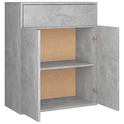 Dressoir 60x30x75 cm spaanplaat betongrijs