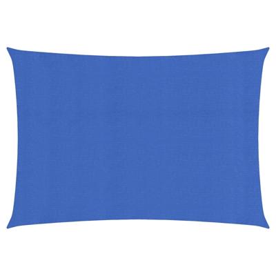 VidaXL Zonnezeil 160 g/m² 2,5x4 m hdpe blauw VidaXL Zonnezeil 160 g/m² 2,5x4 m hdpe blauw