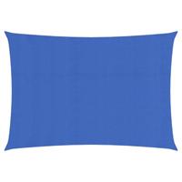 VidaXL Zonnezeil 160 g/m² 2,5x4 m hdpe blauw - thumbnail