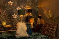 Lucide EXTRAVAGANZA BELLISTER - Tafellamp - Ø 13 cm - 1xG9 - Amber - thumbnail