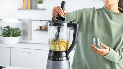 Bosch MMB6174S VitaPower Serie 4 Blender Zilver/Zwart Bosch MMB6174S VitaPower Serie 4 Blender Zilver/Zwart