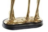 Decoratieve figuren DKD Home Decor 25 x 9,8 x 44,5 cm Zwart Gouden Balletdanseres Romantiek - thumbnail