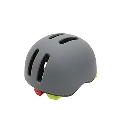 Polisport helm commuter mat grijs/fluo geel m 54-58cm