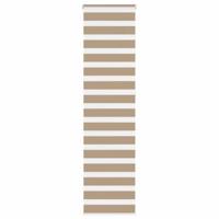 VidaXL Zebra blind 55x230 cm stofbreedte 50,9 cm polyester zandbruin - thumbnail