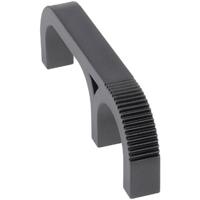 Mentor 3210.3003 Vingergreep Zwart (l x b x h) 86 x 9.5 x 27 mm 1 stuk(s) - thumbnail