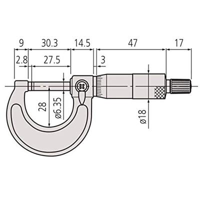 BUITENSCHROEFMAAT 0-25 103-137