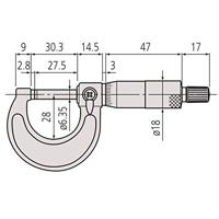 BUITENSCHROEFMAAT 0-25 103-137 - thumbnail