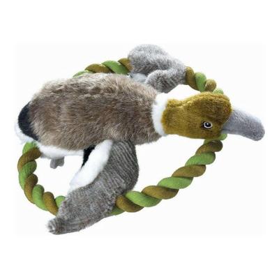 Knuffel voor honden Hunter Wildlife Train Met touw Eend (26 cm)