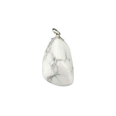 Edelsteen Hanger Howliet Wit Edelsteen Hanger Howliet Wit