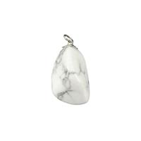 Edelsteen Hanger Howliet Wit - thumbnail