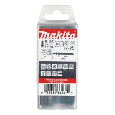Makita Accessoires Decoupeerzaagblad B25 - T127D | 100 stuks - B-07755 Makita Accessoires Decoupeerzaagblad B25 - T127D | 100 stuks - B-07755