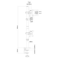 Neomounts 32 monitorarm voor 2 schermen FPMA-D550DVBLACK - thumbnail
