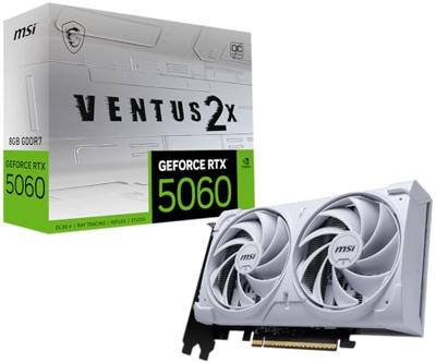 VGA MSI GeForce RTX 5060 8G VENTUS 2X OC WHITE
