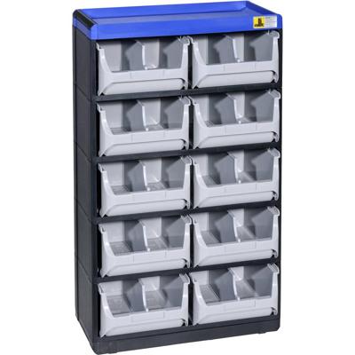 Allit 464630 Opbergkast voor kleine onderdelen VarioPlus Pro 53/20 (b x h x d) 300 x 525 x 165 mm Zwart, Grijs, Blauw 1 stuk(s) Allit 464630 Opbergkast voor kleine onderdelen VarioPlus Pro 53/20 (b x h x d) 300 x 525 x 165 mm Zwart, Grijs, Blauw 1 stuk(s)