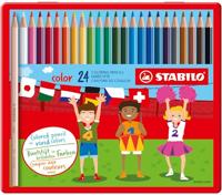 Stabilo Kleurpotloden Color metalen doos 24 stuks - thumbnail