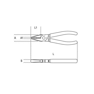 Beta 1150 200 Combinatietangen hoog verchroomd dubbele PVC handgreep - 011500050 011500050 Beta 1150 200 Combinatietangen hoog verchroomd dubbele PVC handgreep - 011500050 011500050